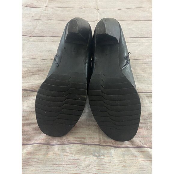 Coach And Four Black Leather Becky Women' Ankle Booties - 9.5M - Picture 7 of 14